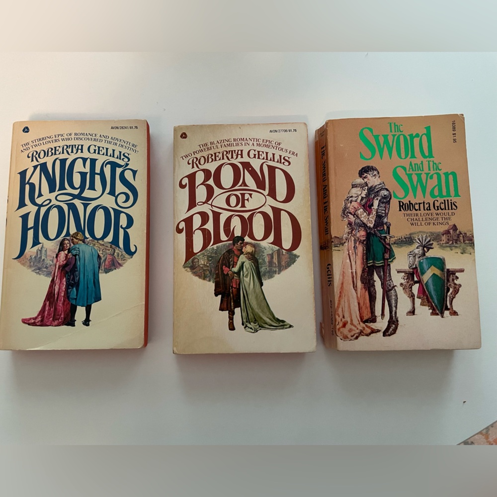 Vintage Roberta Gellis Romance Novels